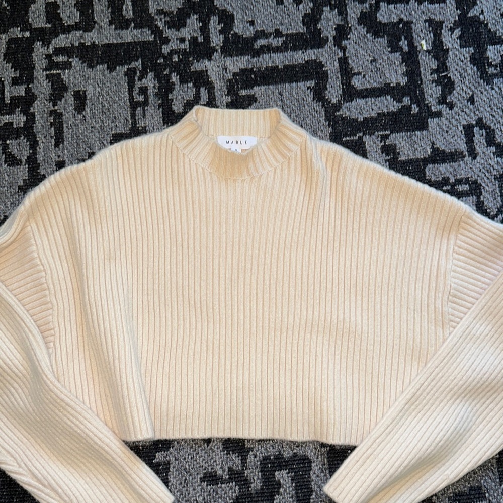 really soft cropped sweater